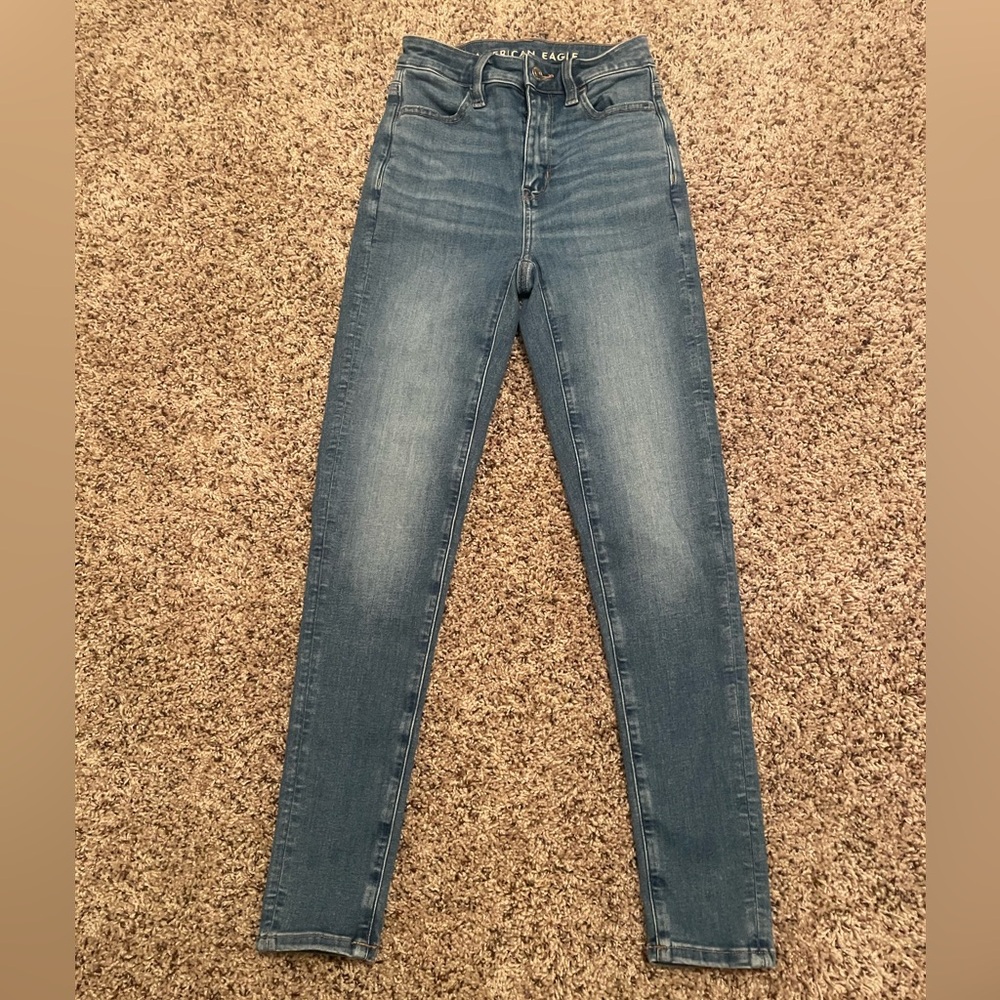 American Eagle Next Level Skinny Jeans Size 000 Short